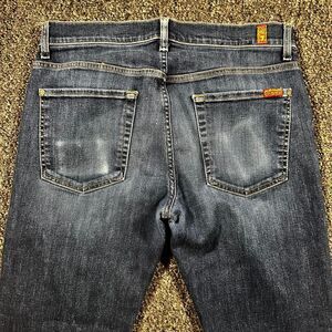 7 For All Mankind Standard Jeans Men’s Size 33 Dark Wash Stretch Denim
